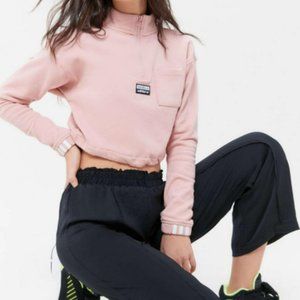 Adidas Cropped Quarter-Zip Sweatshirt